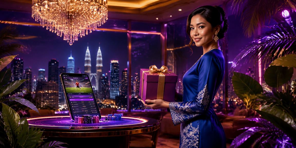 Pengguna Malaysia mengikuti pertaruhan sukan bola sepak di Petaling Jaya
